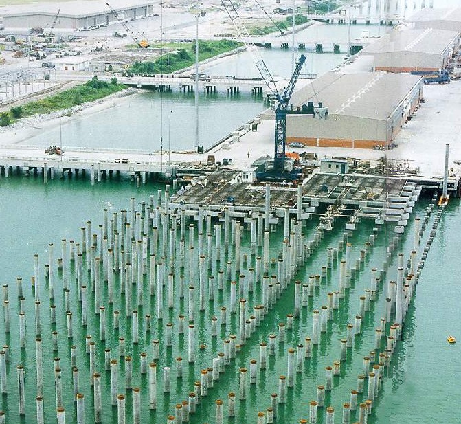 Port Expansion at West Port, Phase II, III, Pulau Lumut, Malaysia - 1995